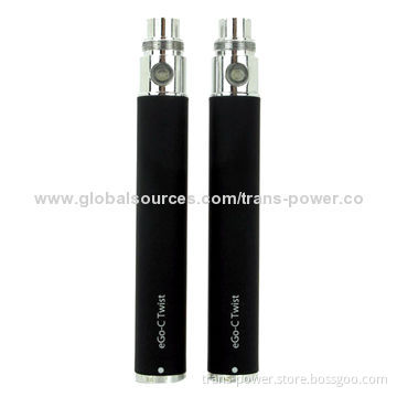 Electronic cigarette ego twist battery with 650/900/1100mAh